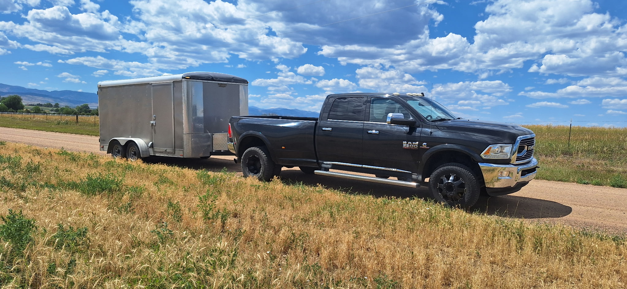 Enclosed trailer for safe motorcycle transport in Colorado